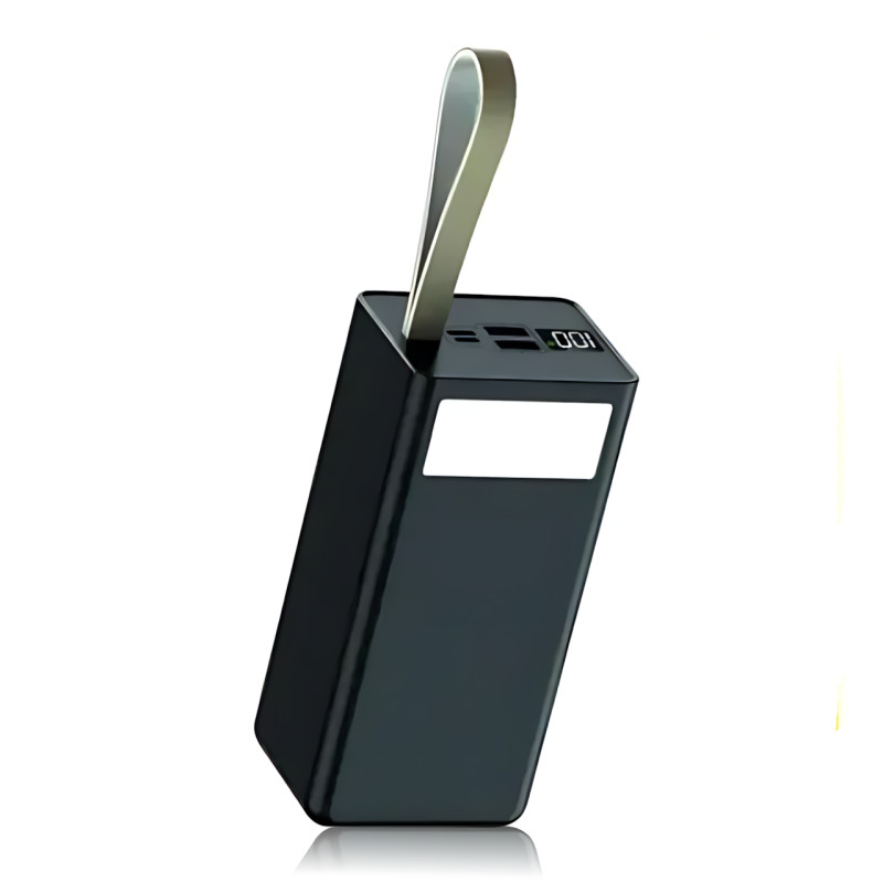 Power Bank AND J86 80000 mAh, аккумулятор с LED-дисплеем, быстрая зарядка 22.5W, USB-C, Micro-USB, Lightning фото - 2