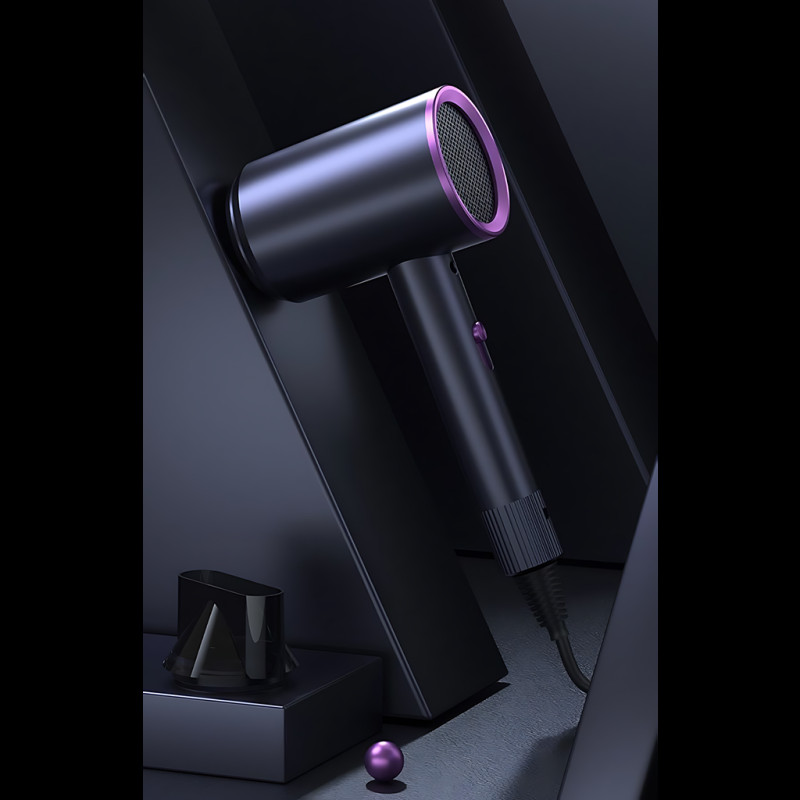 Фен для волосся AIR DRYER LY-335, 2000 Вт, іонізація, холодне повітря, 3 температурні режими, концентратор, поворотний шнур фото - 4