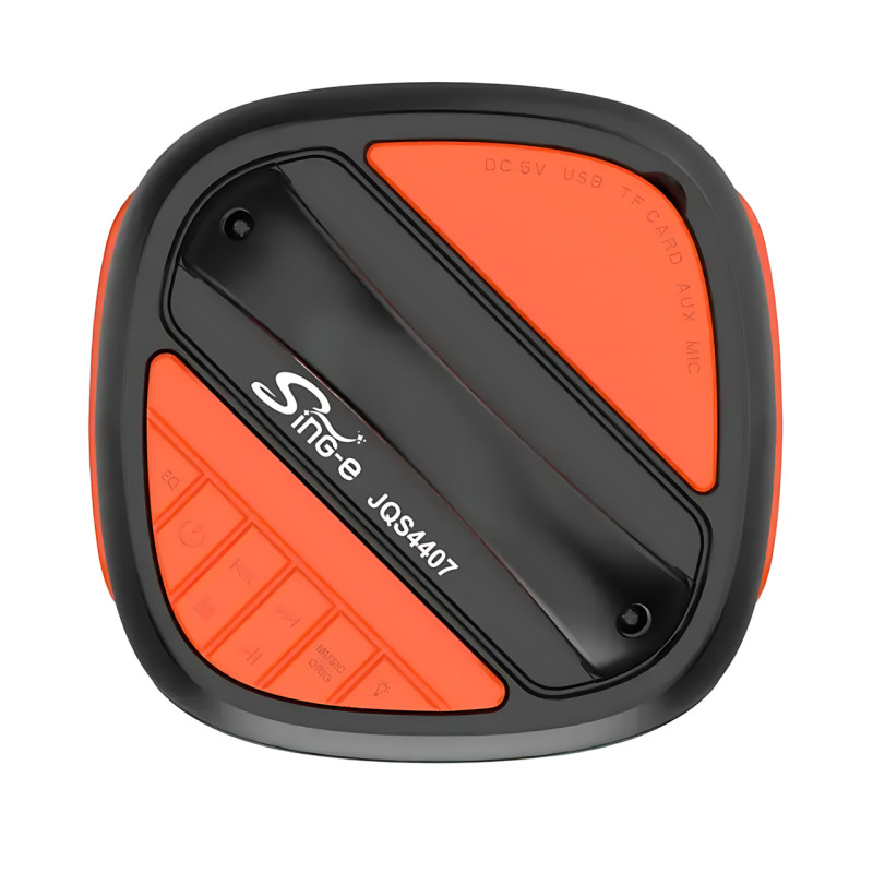 Портативная Bluetooth колонка JQS4407 с микрофоном, пультом и RGB-подсветкой фото - 6