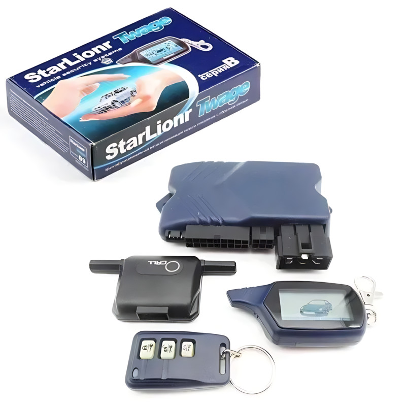 Автосигналізація CAR ALARM 2 WAY B9  з автозапуском, двостороннім зв'язком, РК-брелоком, дальність до 1200 м фото - 10