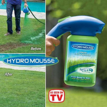 Рідкий газон Hydro Mousse Liquid Lawn 2в1, для гідро засіву і перекази густоти
