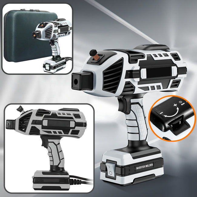 Мінізварювальний апарат MA665, 4,1 кВт, 20-200 А, 220 В, інверторний, переносний, ММА, з кейсом і аксесуарами