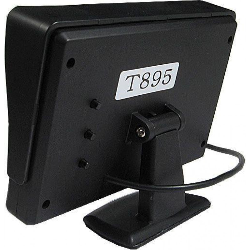 Автомобильный монитор для камеры заднего вида Security TFT monitor 4.3 дюйма, с козырьком, JL403HR, черный фото - 3