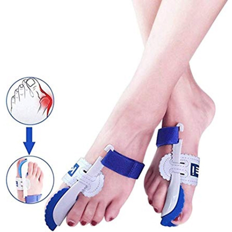 Вальгусный коректор кісточки бандаж VALGUS Bunion Pro, коректор кісточки ноги універсальний, білий фото - 3