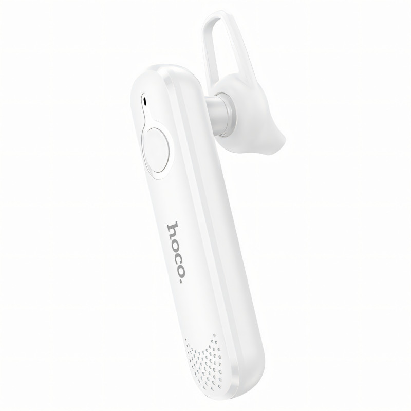 Bluetooth гарнітура HOCO E63, бездротова гарнітура хендсфри Diamond business BT зі звуковими підказками Білий фото - 2