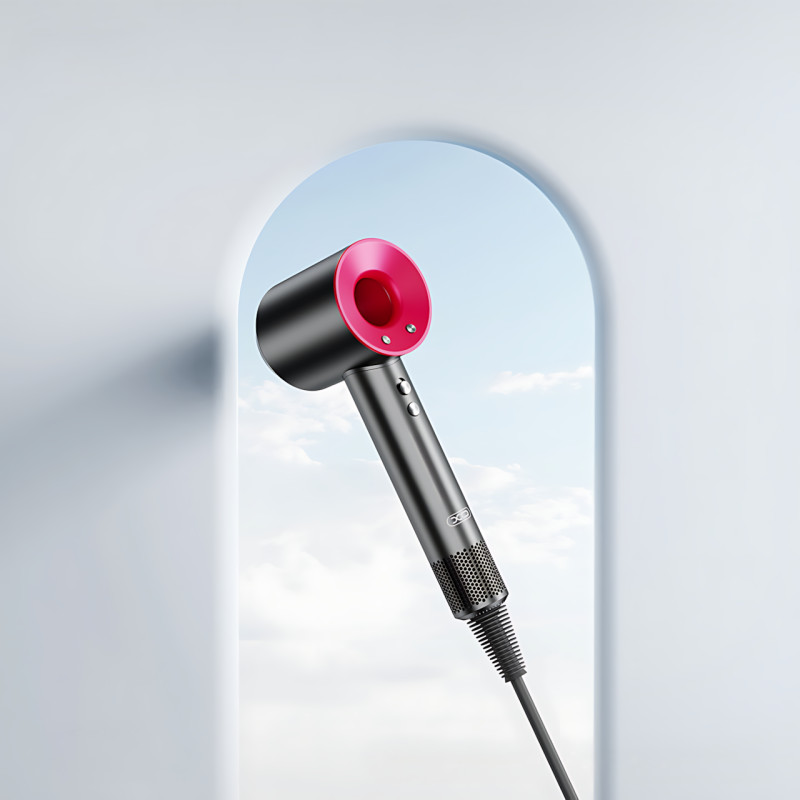 Фен XO CF28 Smart High Speed Hair Dryer 1600W: 3 швидкості, 3 температури, іонізація й холодне повітря фото - 7