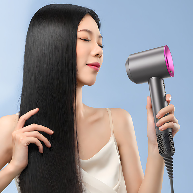 Фен XO CF28 Smart High Speed Hair Dryer 1600W: 3 швидкості, 3 температури, іонізація й холодне повітря фото - 10