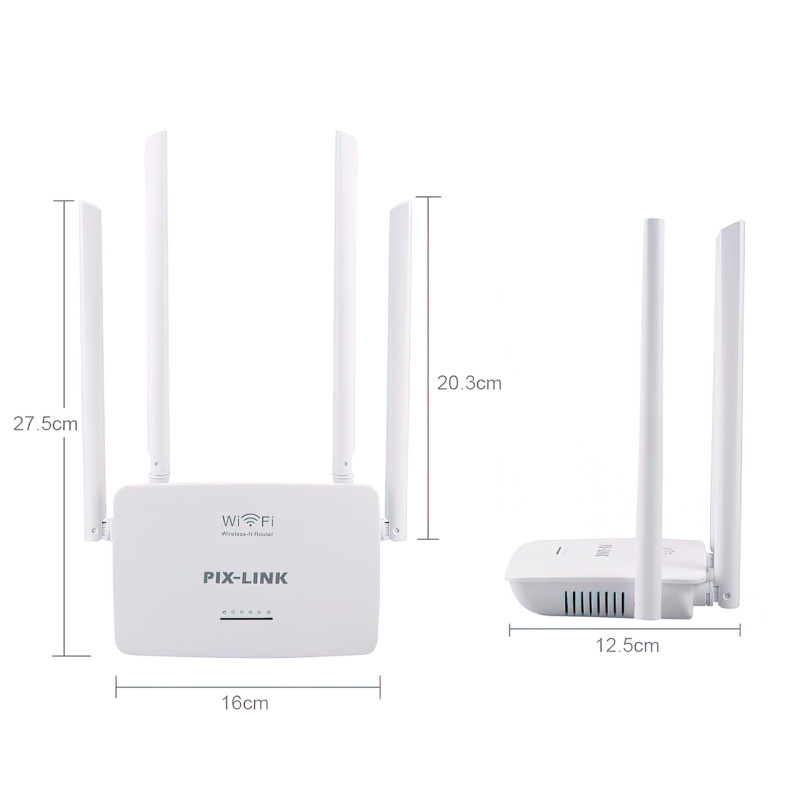 Wi-Fi роутер маршрутизатор Pix-link LV-WR08 300 Мбіт/с фото - 7