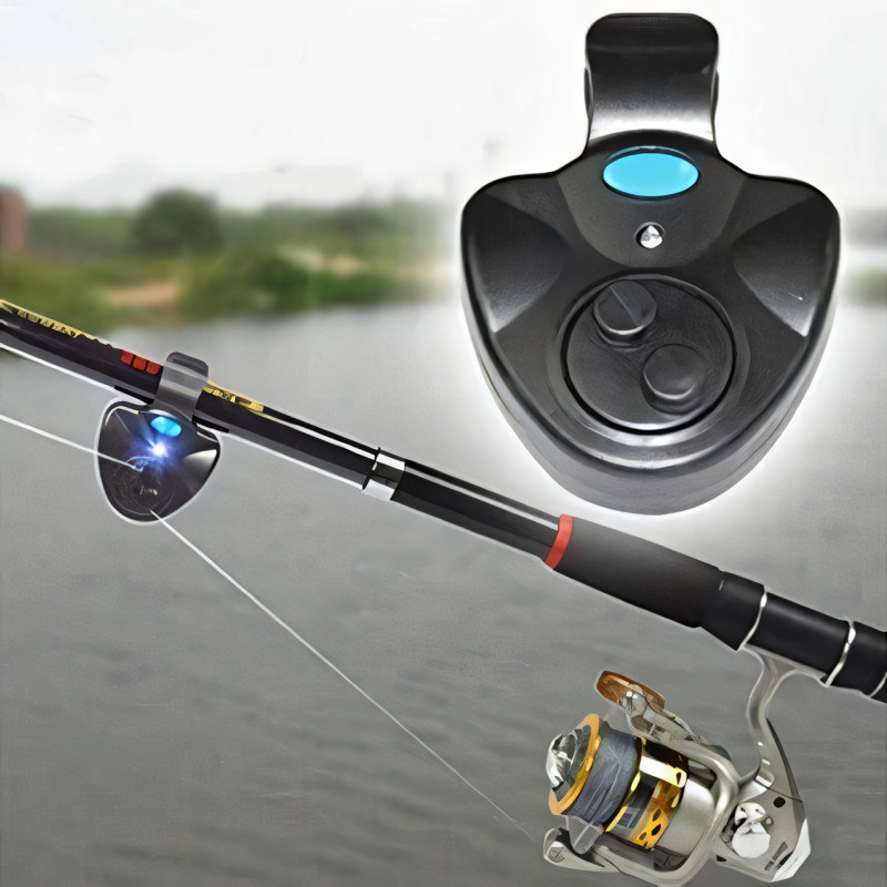 Электронный сигнализатор поклевки для спининга New Fish Bite Alarm со световым индикатором и звуковым сигналом фото - 8