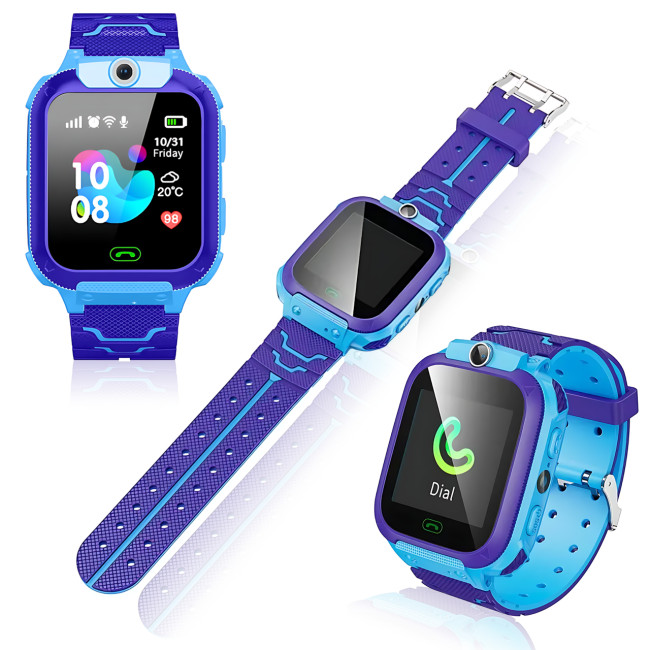 Детские смарт-часы HOCO Y105A, 1.44&Prime; LCD 128&times;128, SIM 2G (GSM), LBS-трекер, камера, Micro Chat, микрофон и динамик, аккумулятор