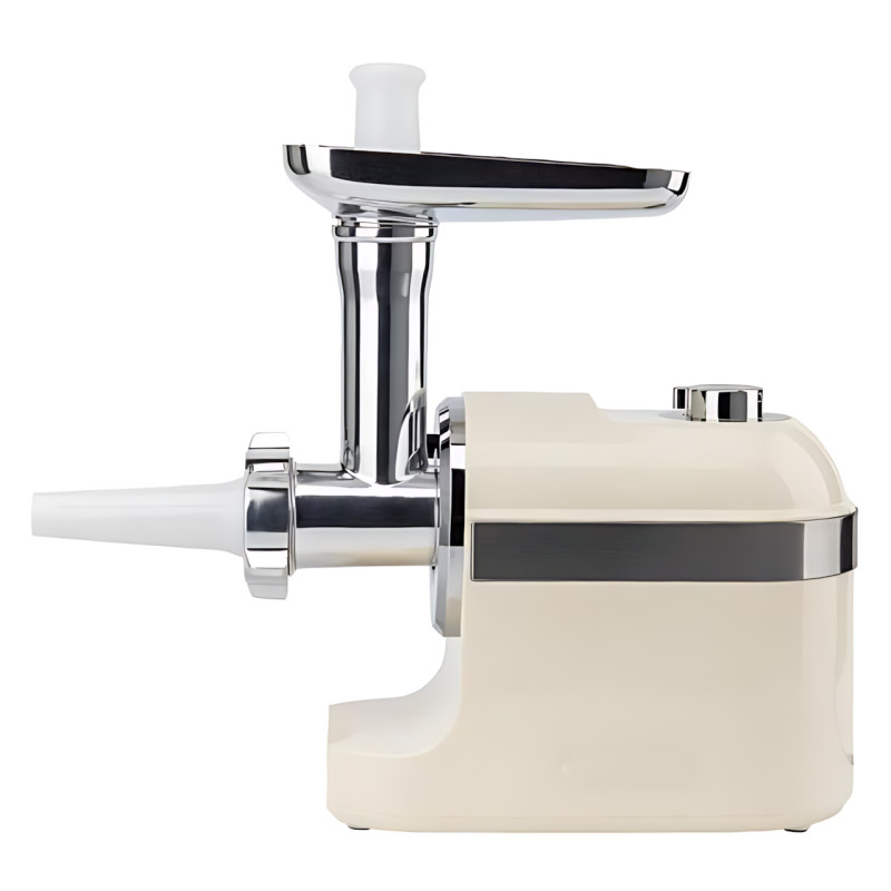 М'ясорубка електрична Rainberg RB-2270 3800 Вт з насадкою для томатів, реверсом, захистом від перевантаження Білий фото - 2