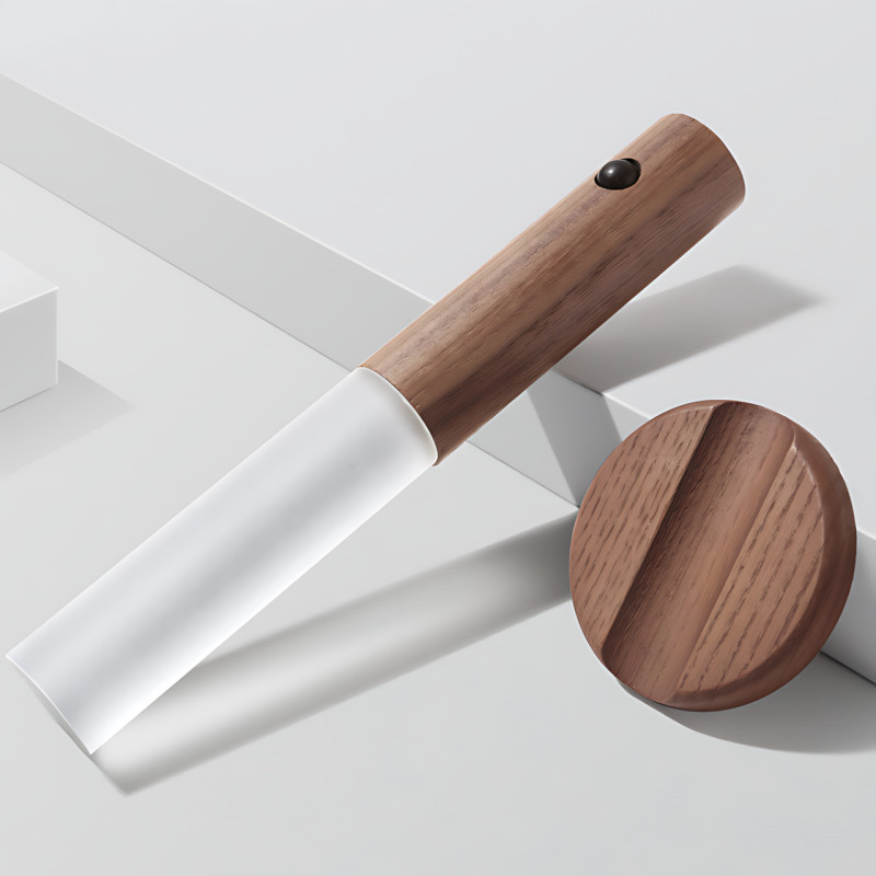 Деревянная беспроводная настенная USB-лампа LED с датчиком движения Induction Lamp AND850, встроенный АКБ фото - 2