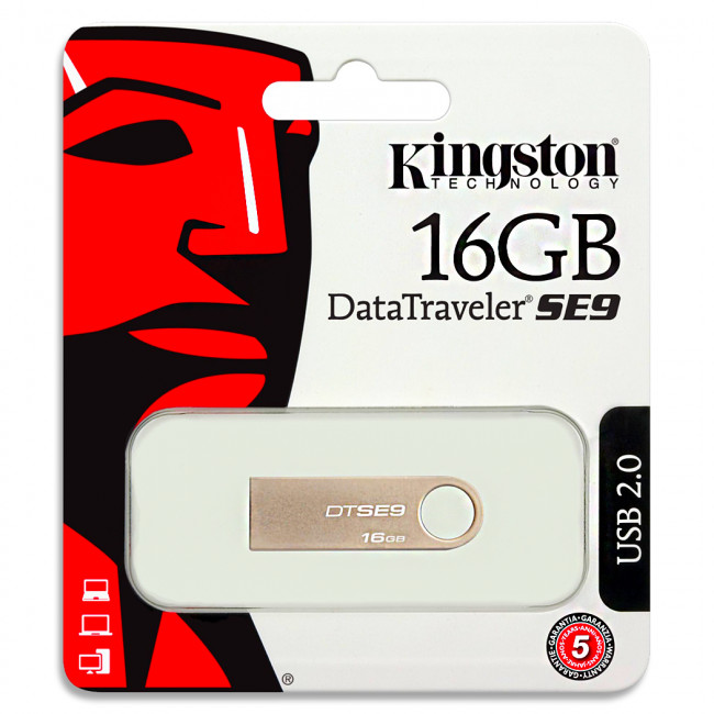 USBфлеш-накопитель Kingston DataTraveler SE9 16Gb