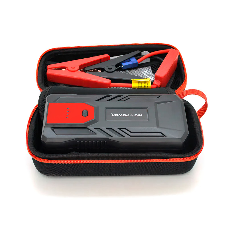 Пусковое устройство автомобильного аккумулятора PowerBank M33, 1500 А, 9800 мА/ч с кейсом фото - 4