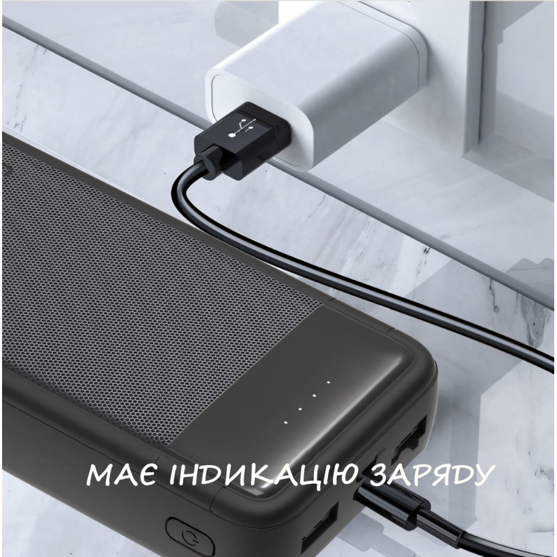 Внешний аккумулятор LENYES PX-233 20000 мАч, Power bank мини c LED индикатором, реальная емкость фото - 4