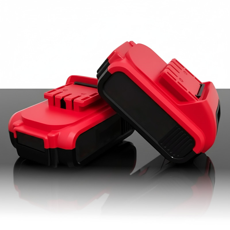 Аккумуляторный шуруповерт 24V MA751 RED с набором инструментов, 2 аккумулятора Li-Ion 1.3Ah, 2 скорости, кейс, биты, сверла, голов фото - 6