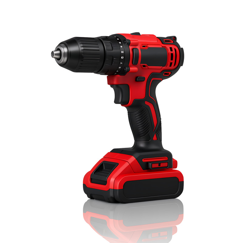 Аккумуляторный шуруповерт 24V MA751 RED с набором инструментов, 2 аккумулятора Li-Ion 1.3Ah, 2 скорости, кейс, биты, сверла, голов фото - 2