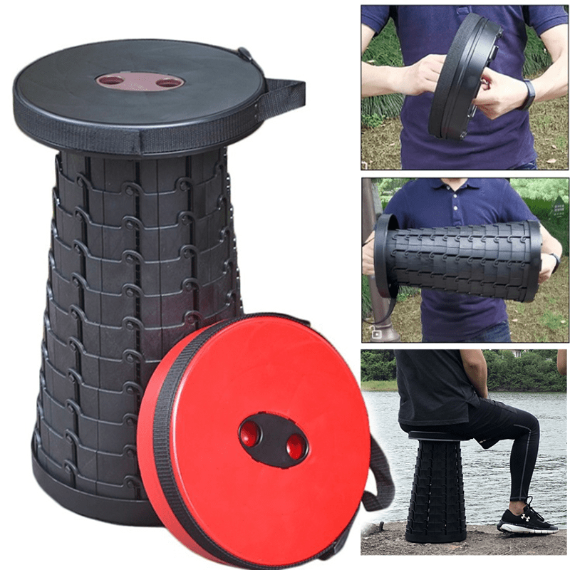 Портативний висувний складаний стілець Retractable Folding Stools фото - 3