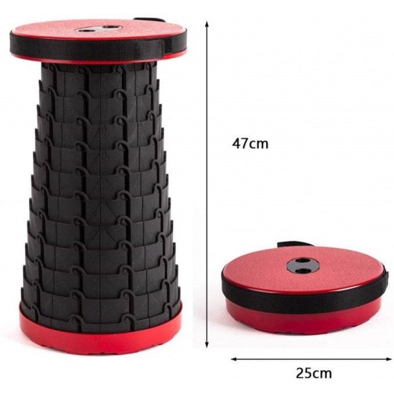 Портативний висувний складаний стілець Retractable Folding Stools фото - 6