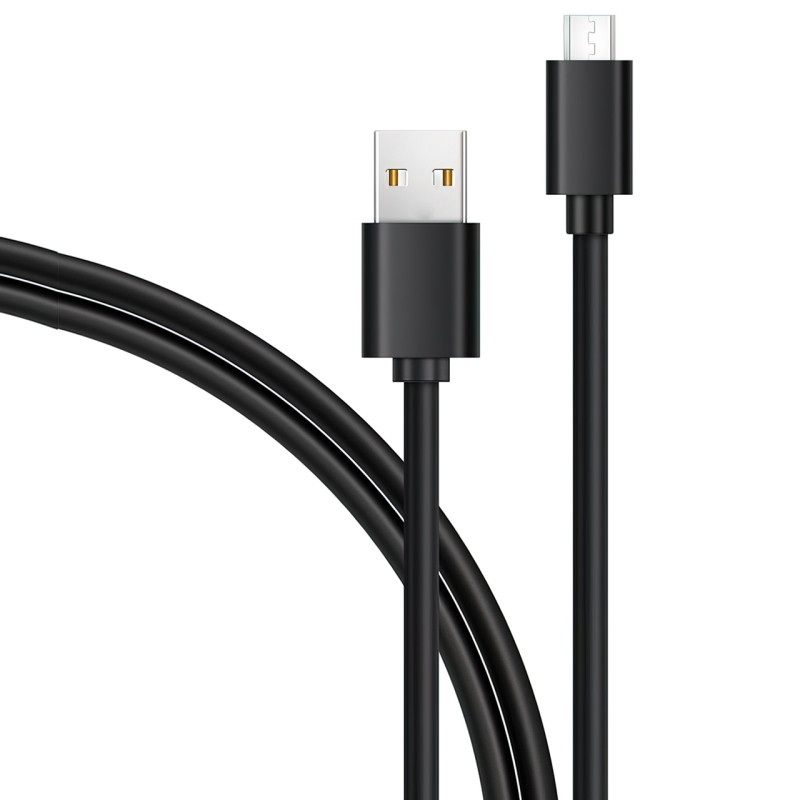 Кабель AMAZON USB-MicroUSB для зарядки смартфона, 1 метр, 3 А фото - 2