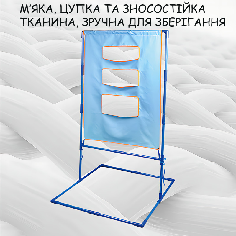 Игровой набор фрисби с мишенью, стойка Frisbee с отверстием, метание дисков, активная игра для улицы и дома фото - 5