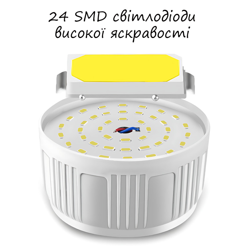 Аккумуляторный фонарь BL-2022, лампа для кемпинга с солнечной панелью и влагозащитой, 6 Вт, 5 режимов работы фото - 4