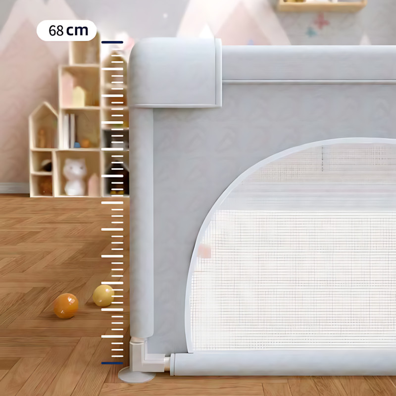 Детский манеж 180×120 см с мягким дном, защитной сеткой, складной игровой центр для малышей от 6 мес. до 3 лет фото - 7