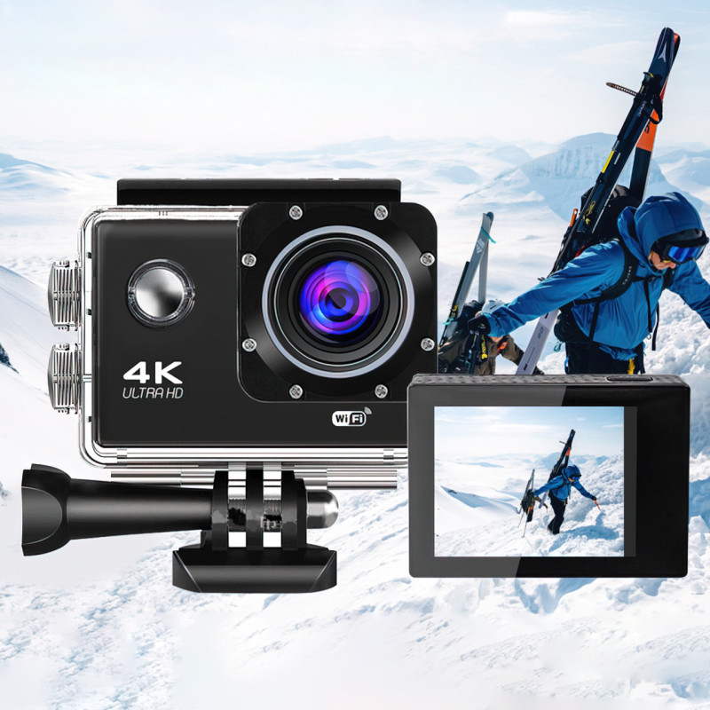 Экшн камера (Action Camera) S2, WiFi, 4К, водонепроницаемость до 30м фото - 2