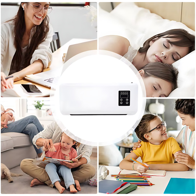 Настенный мобильный кондиционер Wall Air Cooler 800W – зима-лето, пульт ДУ, 3 режима фото - 5