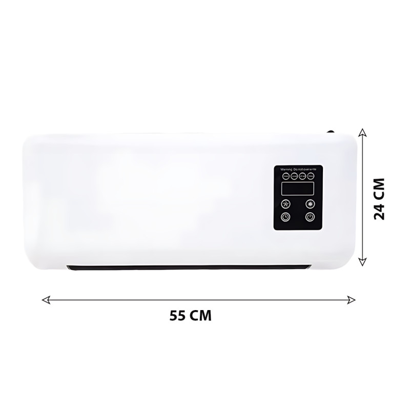 Настенный мобильный кондиционер Wall Air Cooler 800W – зима-лето, пульт ДУ, 3 режима фото - 8