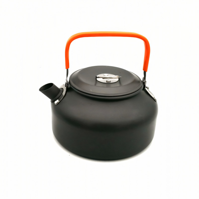 Набор туристической посуды Camping cooking, металлический походной комплект: чайник, сковорода, кастрюля фото - 2