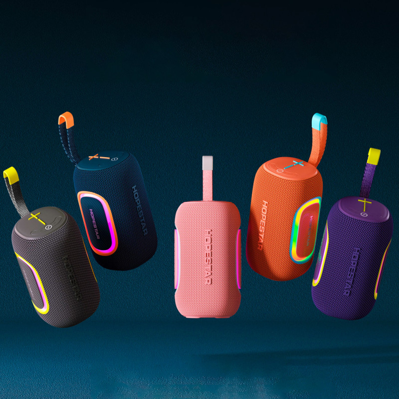 Колонка беспроводная маленькая Hopestar p65, 20w, 3000 mAh, влагозащищенная Ipx 6 фото - 2