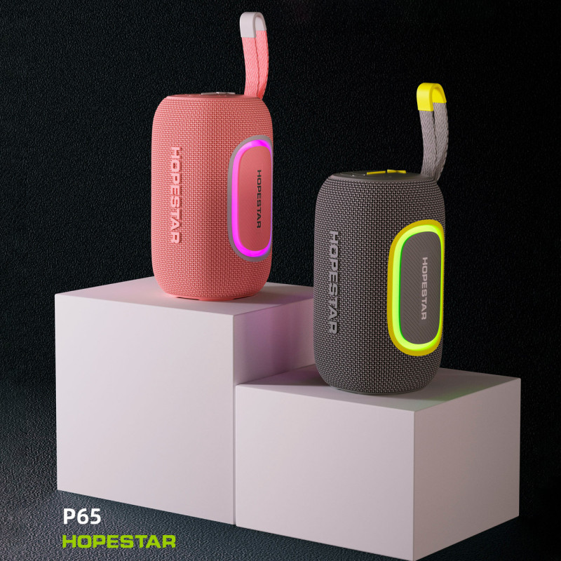 Колонка беспроводная маленькая Hopestar p65, 20w, 3000 mAh, влагозащищенная Ipx 6 фото - 4