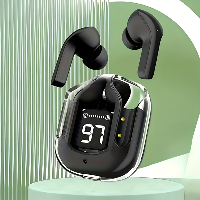 Бездротові навушники Bluetooth ultrapods з мікрофоном, 250 мА·год, сумісні з Android і Apple, діапазон 10 м фото - 10