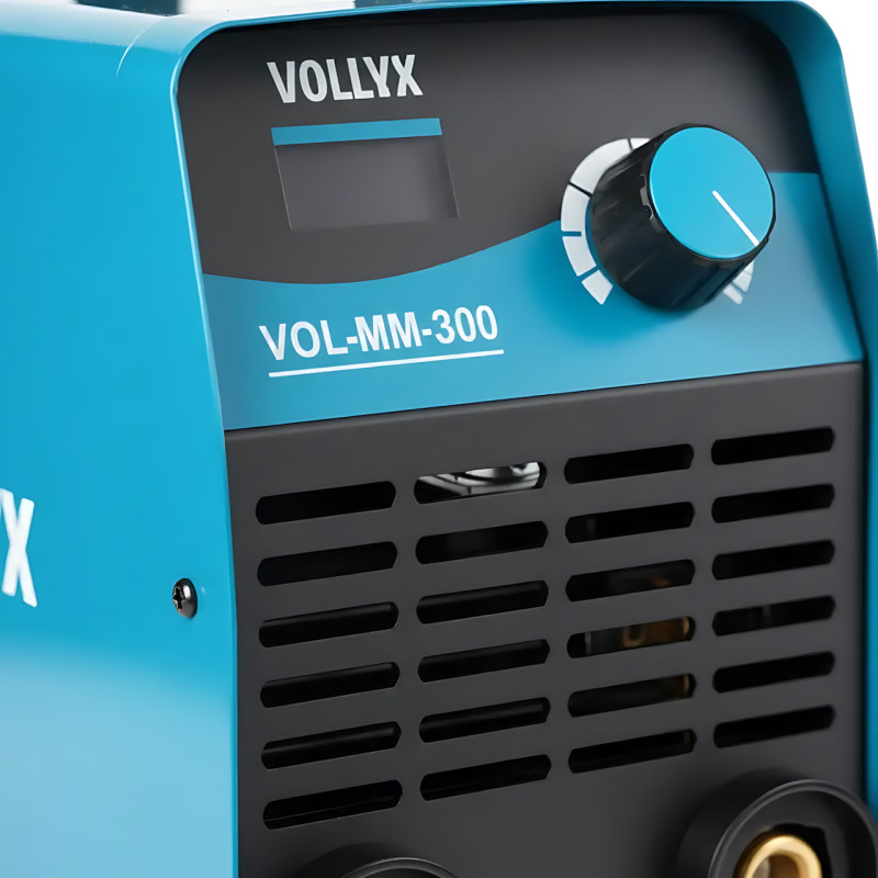 Сварочный инвертор Vollyx VOL-MM-300, 220В, 20&ndash;300А, IGBT, цифровой дисплей, Hot Start, Anti-Stick, MMA, комплект с маской фото - 4
