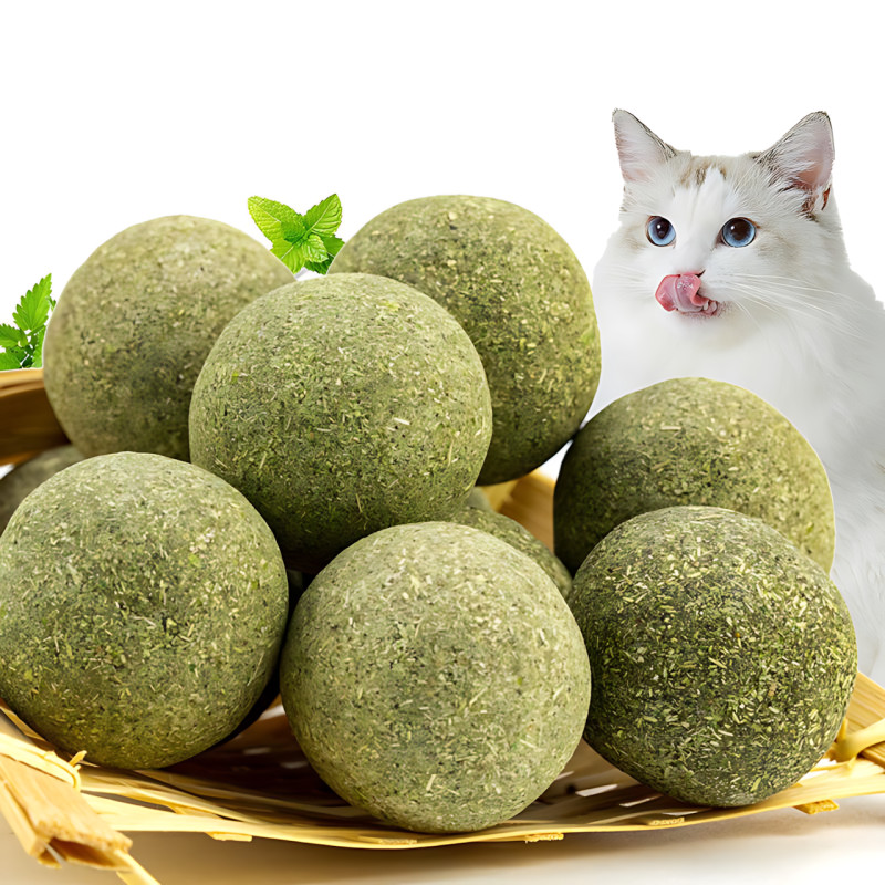 Ласощі з котячою м'ятою, м'ятна кулька, що обертається, на липучці фото - 9
