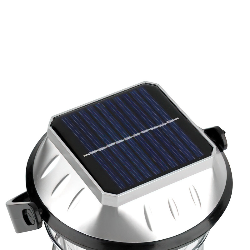 Портативний динамо-ліхтар LS-360 на сонячній панелі фото - 4