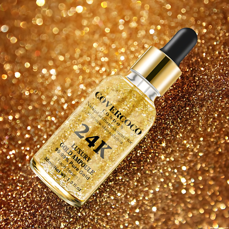 Сироватка для обличчя 24k LUXURY GOLD AMPOULE, зволожувальна, просвітлювальна есенція, серум із гіалуроновою кислотою фото - 8