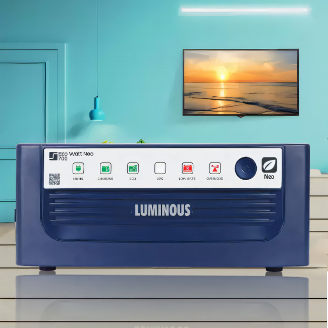 Інвертор LUMINOUS INVERTER ECO VOLT NEO 700VA/12V гібридний ДБЖ із чистою синусоїдою