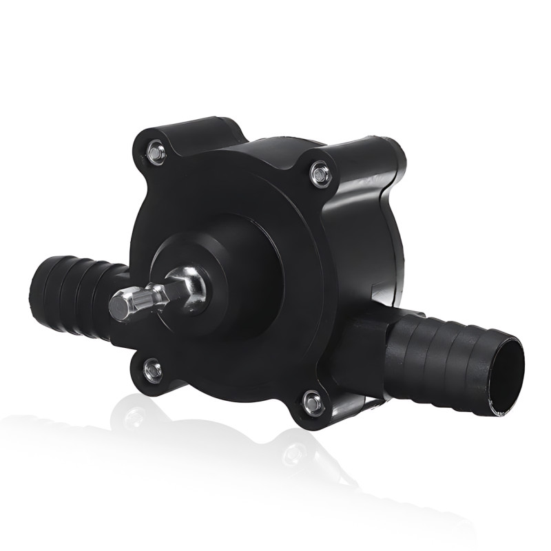 Насадка-насос на дрель и шуруповёрт для перекачки воды, топлива и масла, 20&ndash;30 л/мин, штуцер 19 мм / 16 мм, универсальный насос фото - 3