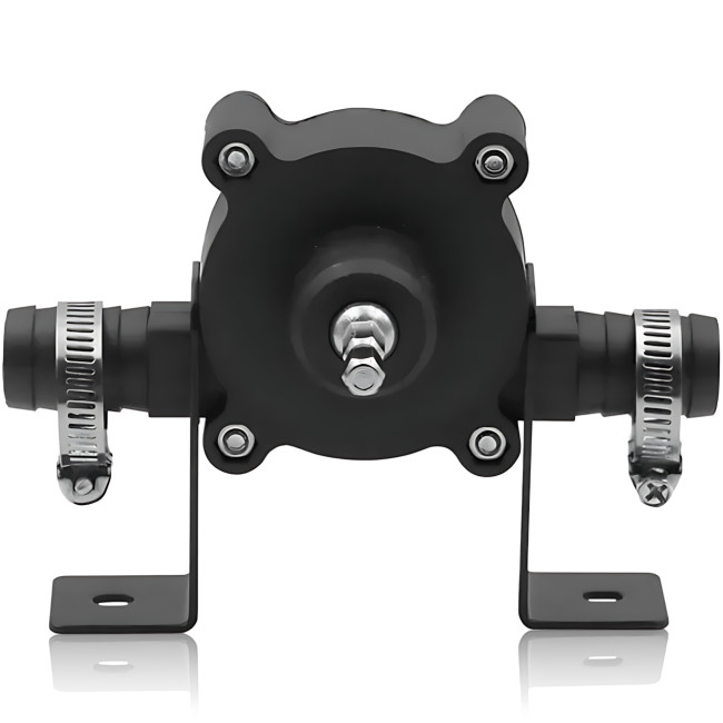 Насадка-насос на дрель и шуруповёрт для перекачки воды, топлива и масла, 20&ndash;30 л/мин, штуцер 19 мм / 16 мм, универсальный насос