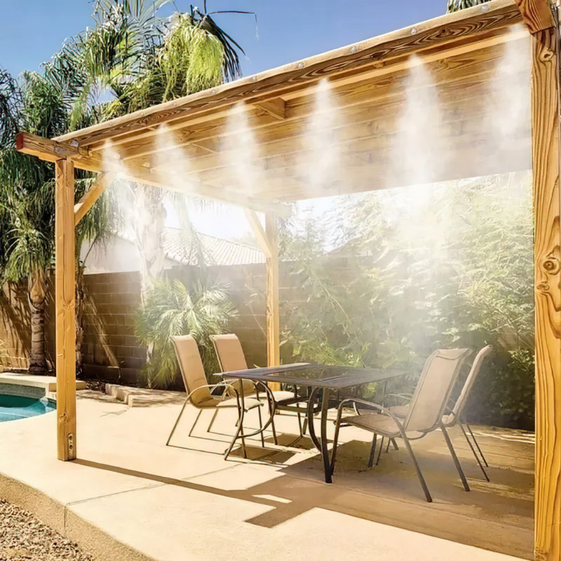 Система туманності Patio Mistcooling Kit на 10 форсунок, 9.6 м, для поливання та охолодження фото - 7