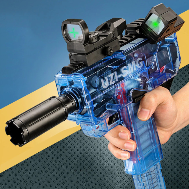Електричний іграшковий пістолет uzi smg з м'якою кулею