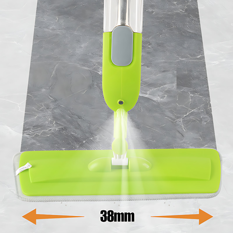 Швабра Healthy Spray Mop з ємністю для води та розпилювачем, розбірна швабра Спрей-моп, зелений фото - 2