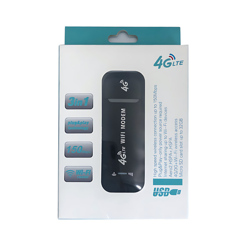 Мобільний 4G модем USB, роутер 3in1 WI-FI для sim, 3G/4G LTE HotSpot до 150 Мбіт/сек фото - 8