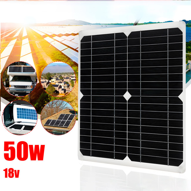Сонячна панель UKC SA-50, 50W, 18v, 63*58*3 см