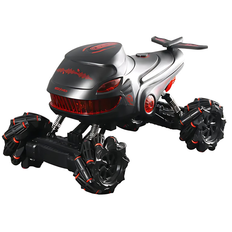 Гоночная машинка BGTOY 4WD AND S883, радиоуправляемый вездеход со световыми эффектами, 2,4 ГГц Красный фото - 2