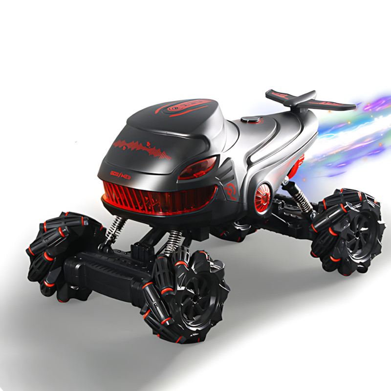 Гоночная машинка BGTOY 4WD AND S883, радиоуправляемый вездеход со световыми эффектами, 2,4 ГГц Красный фото - 3