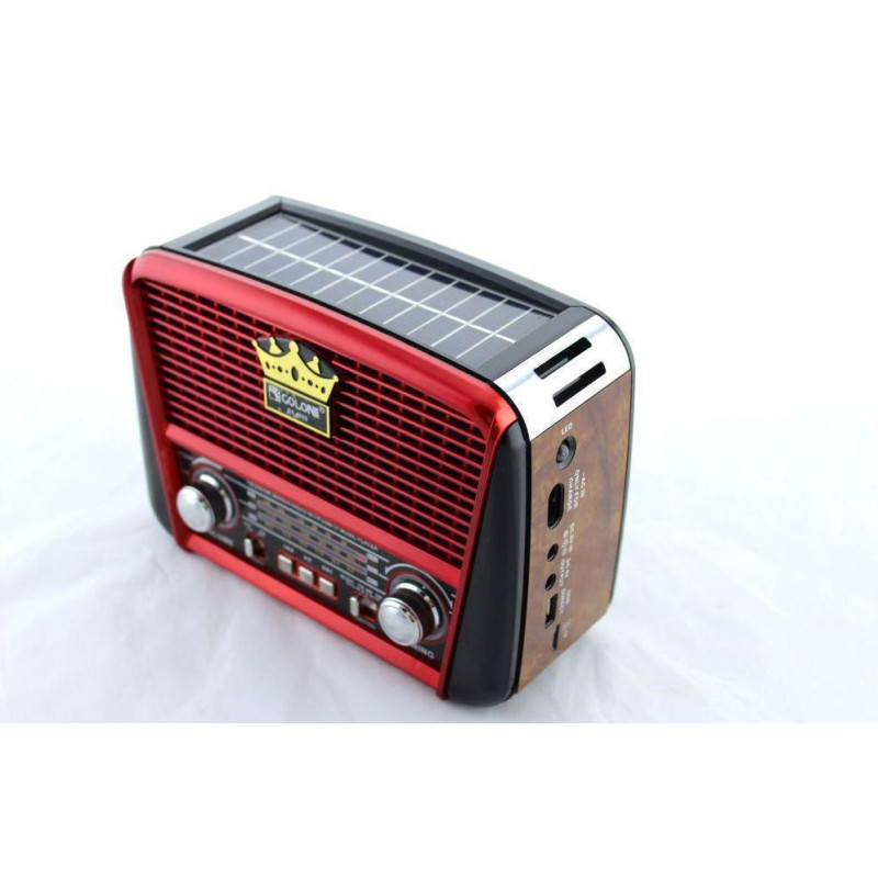 Портативный радиоприемник Solar Golon RX-455 на солнечной батарее фото - 3