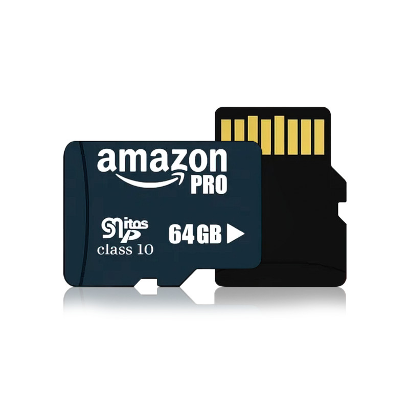 Картка пам'яті AMAZON PRO на 64 Гб, MicroSD, з кардридером, сlass 10, IPX7 фото - 2